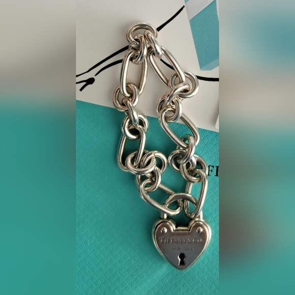 Tiffany heart padlock bracelet - Picture 2 of 5